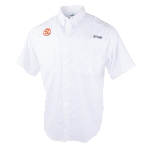 Columbia Tamiami Polo Shirt - White - Size: M