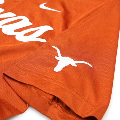 Nike Texas Longhorns Replica Baseball Jersey - Burnt Orange