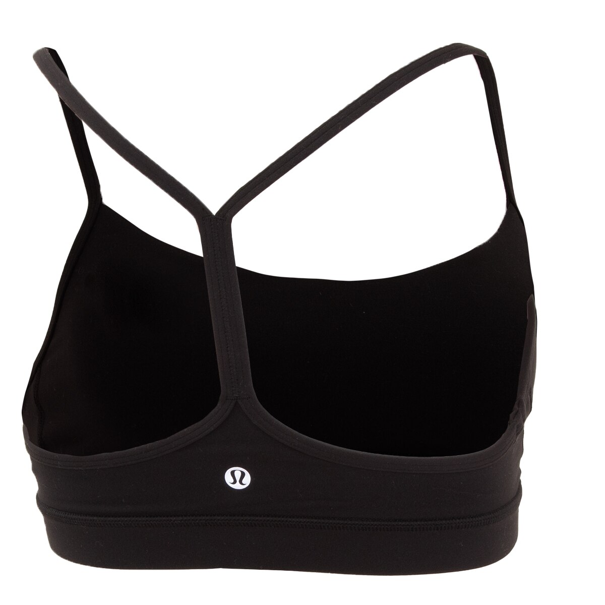 Lululemon Flow Y Bra Longline Nulu *Light Support, A–C Cups - Black - lulu  fanatics