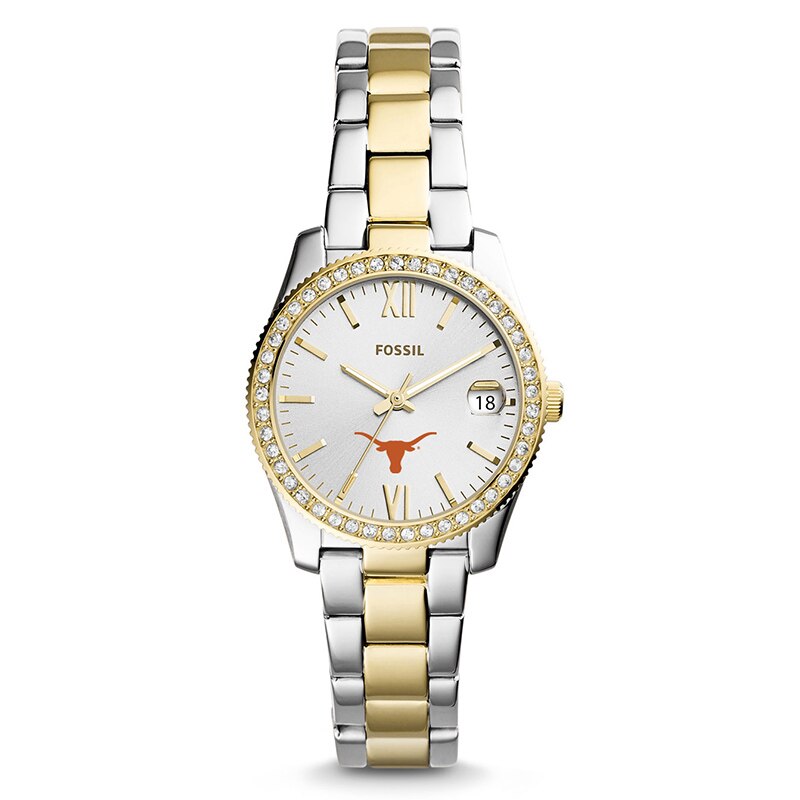Two tone fossil watch new arrivals